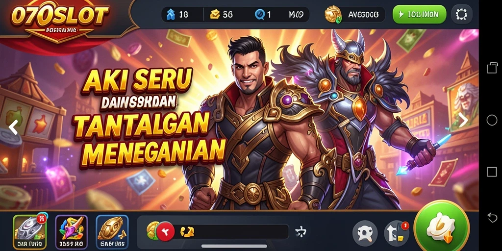 Tampilan gameplay seru dan dinamis dari 070SLOT.