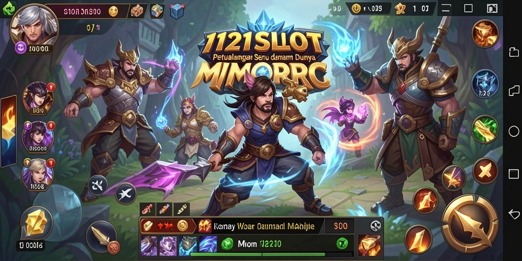 Screenshot gameplay seru dalam dunia MMORPG 1121SLOT.