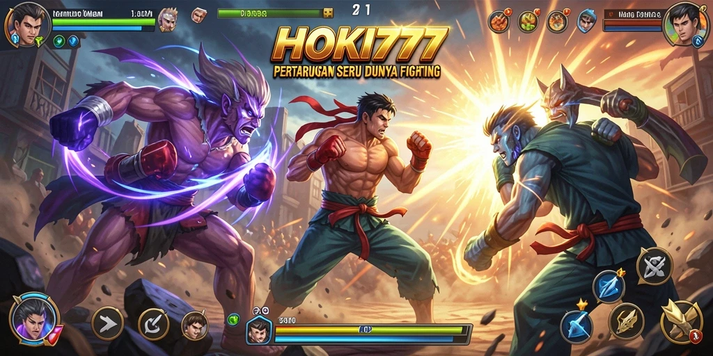 Screenshot HOKI777 menampilkan aksi pertarungan yang mendebarkan dan grafis yang memukau.