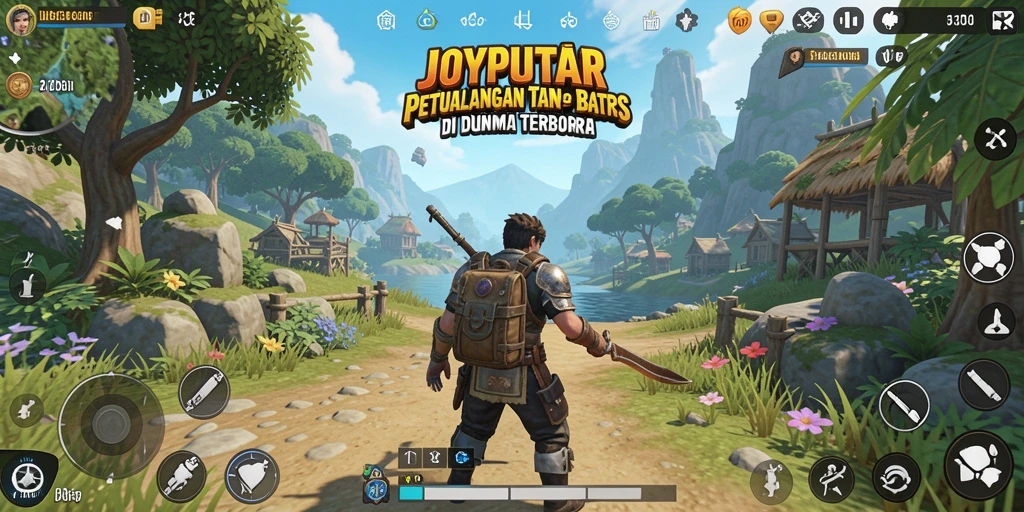 Gameplay menarik dari JOYPUTAR di dunia terbuka yang luas.