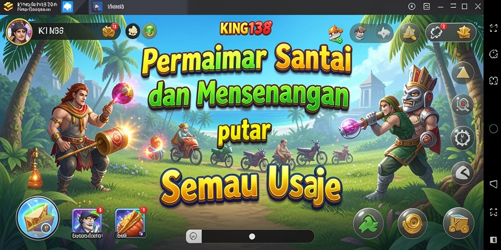 Tampilan menarik dari gameplay <strong>KING138</strong> yang penuh warna.