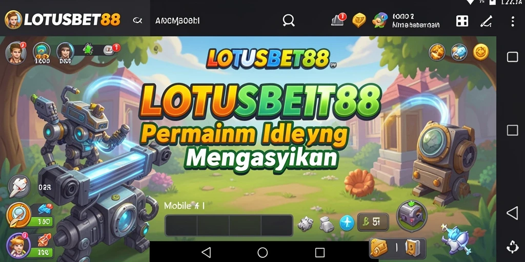 Screenshot menunjukkan gameplay Idle yang menarik dan santai.