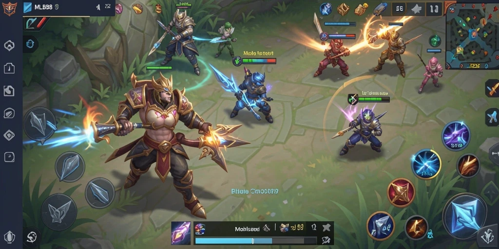 Tampilan gameplay <strong>MLBB8</strong> yang memikat dan strategis dalam genre Idle.