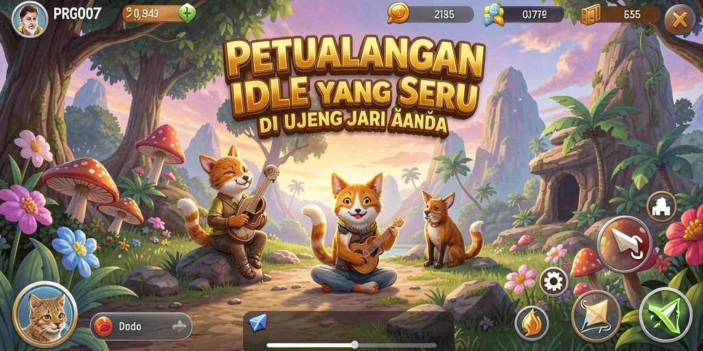 Tampilan menawan dari gameplay PRG007 yang menyenangkan.