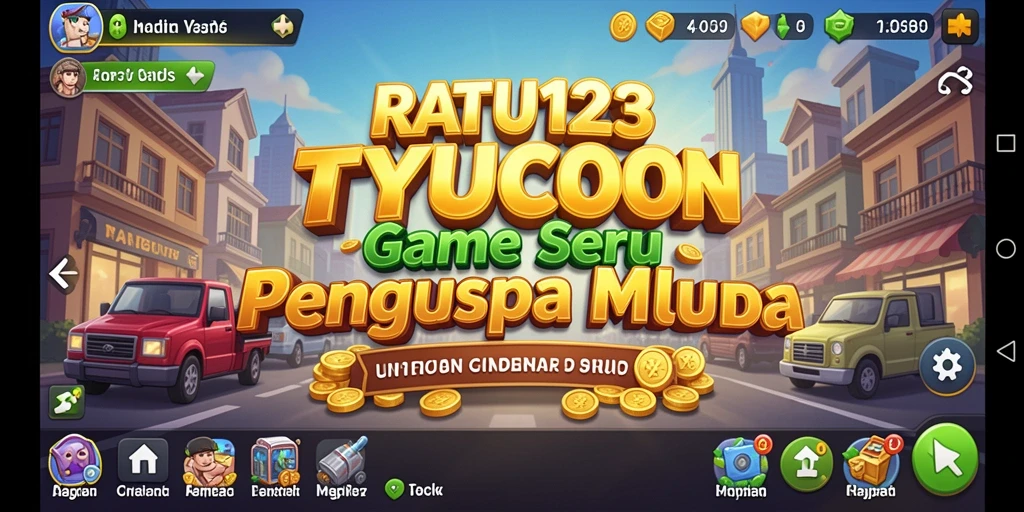 Tampilan gameplay RATU123 dengan berbagai fitur Tycoon yang menarik.