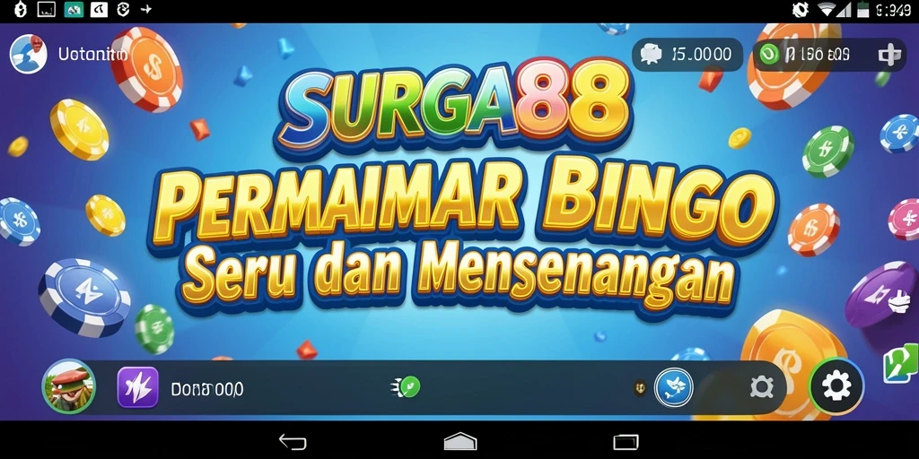 Tampilan menarik dan gameplay seru di SURGA88 Bingo.