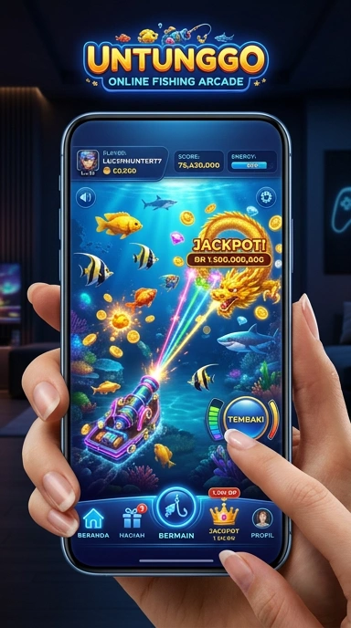 Tampilan aplikasi untunggo saat browsing aplikasi yang tersedia.